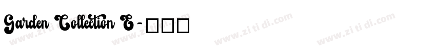 Garden Collection E字体转换 Garden Collection E字体转换